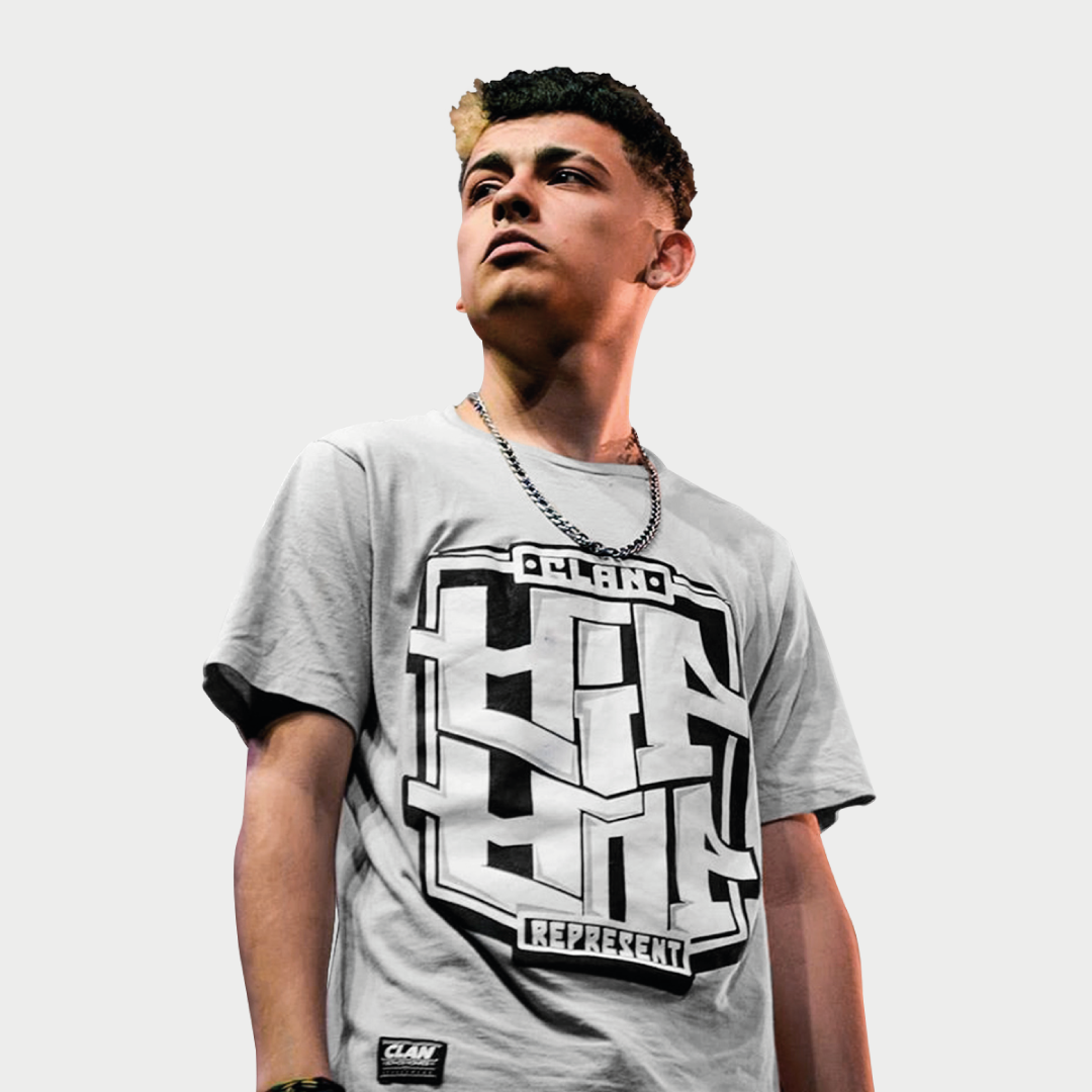 T-shirt- Hip Hop Clan grey