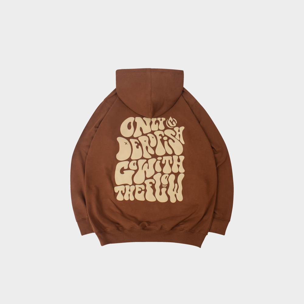 Hoddie- Only dead fish