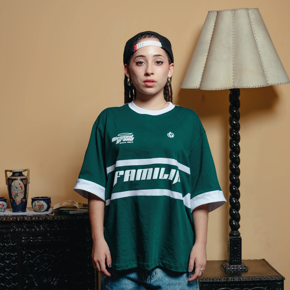 T-shirt- Family green