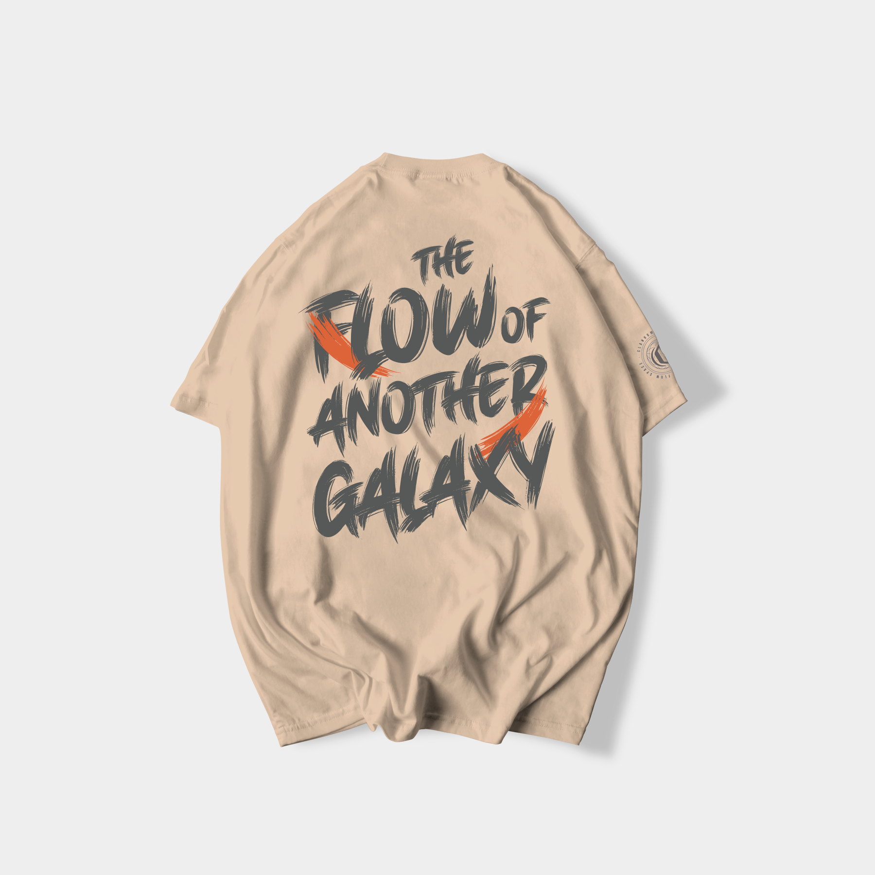 T-shirt- Flow of another galaxy beige