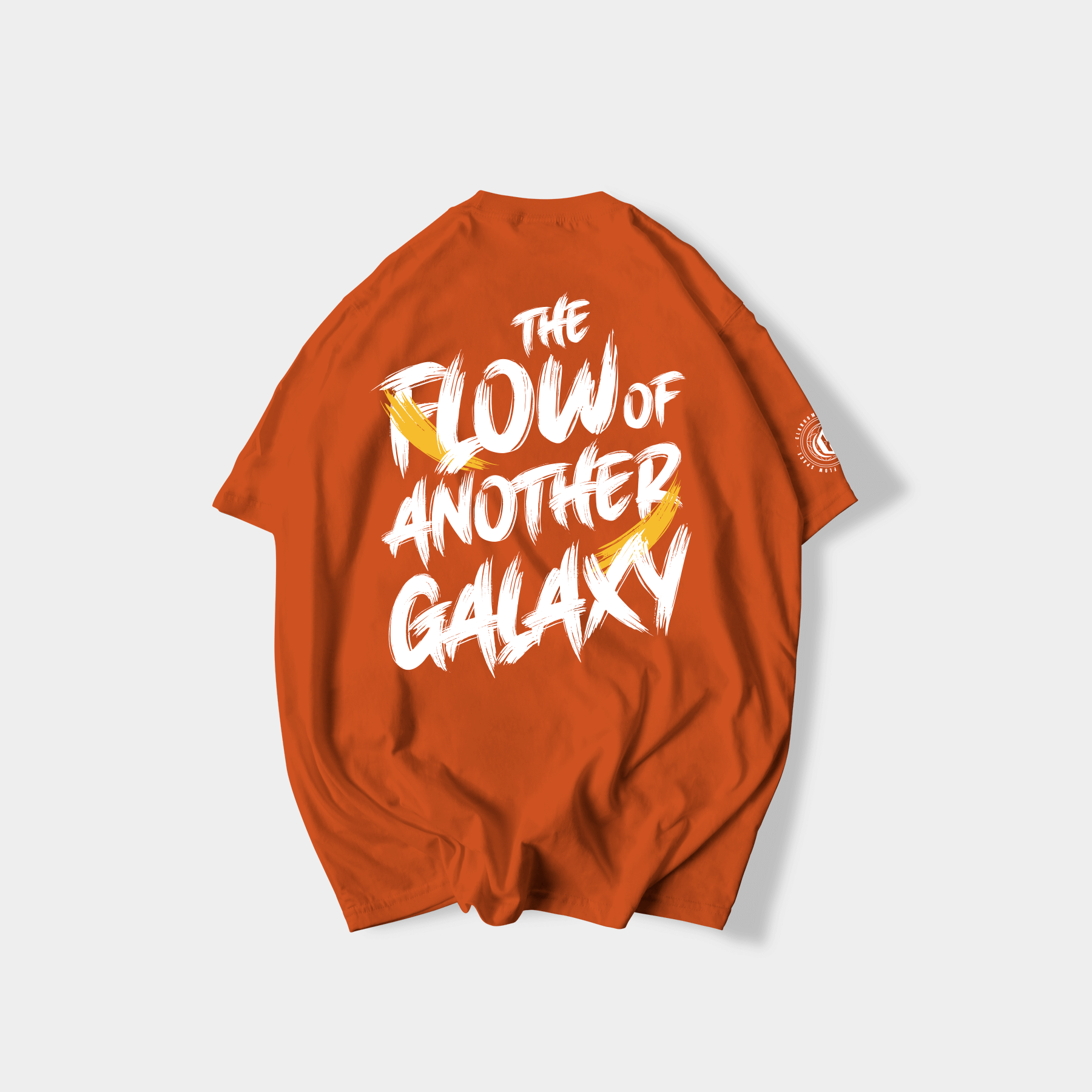 T-shirt- Flow of another galaxy orange