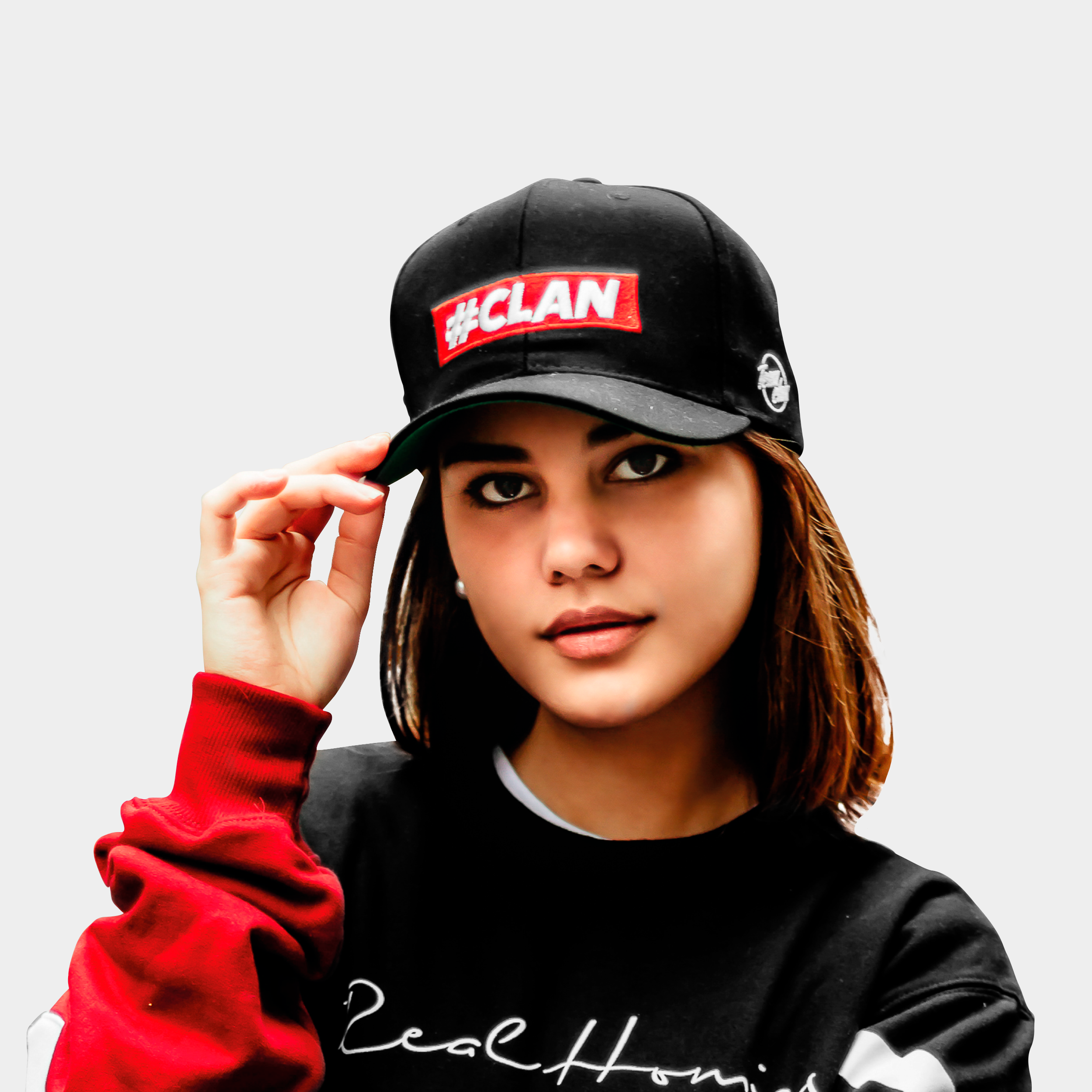 Snapback hat - #Clan Black
