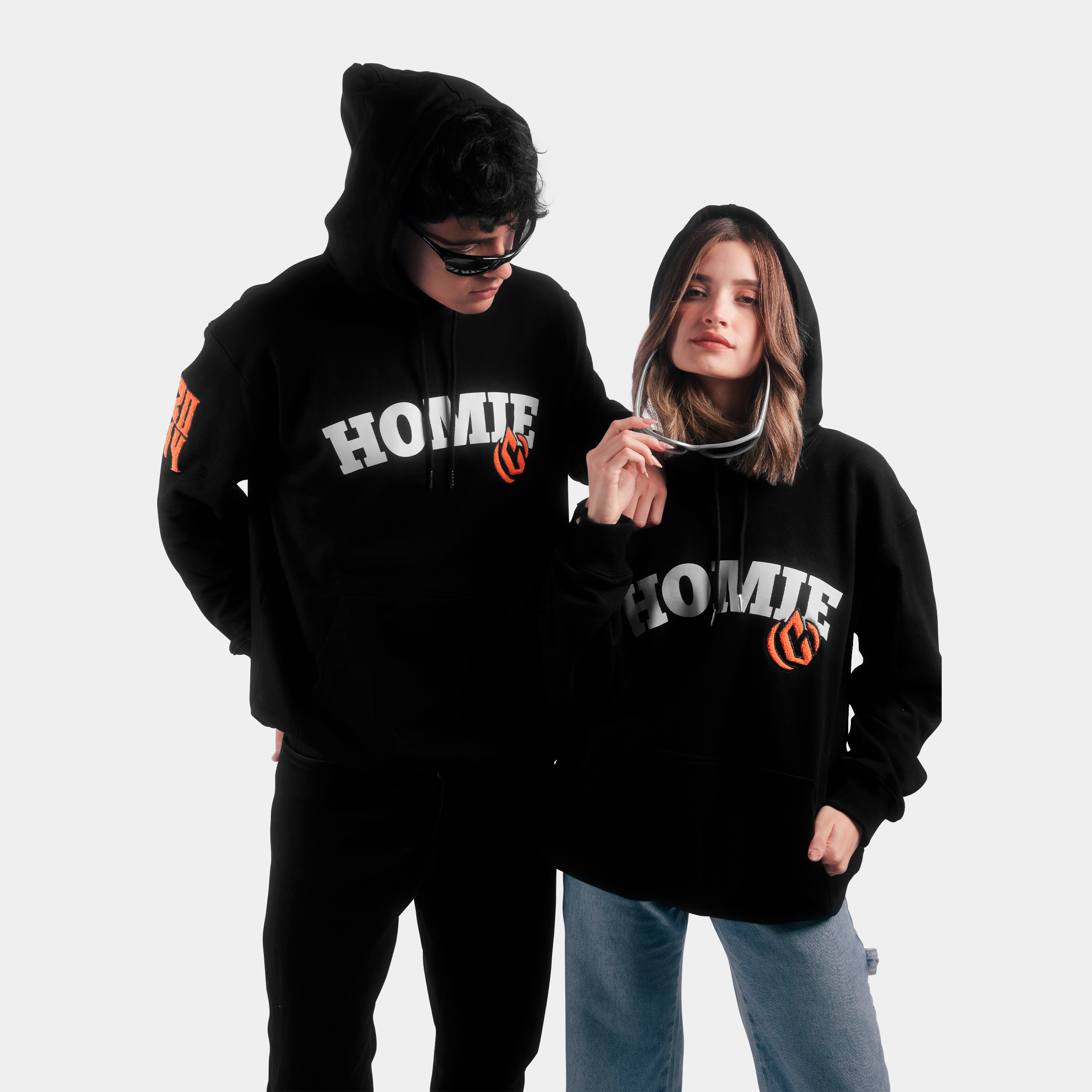 Hoddie- Homie Black